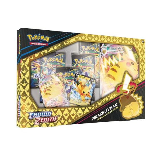 Grammatica klok Behoren Crown Zenith Pikachu VMAX Special Collection Box kopen | TCG Area