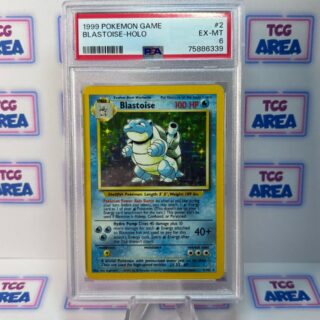 PSA 6 Tortank Holo 2/102 Set de base Anglais - Wizards of The Coast