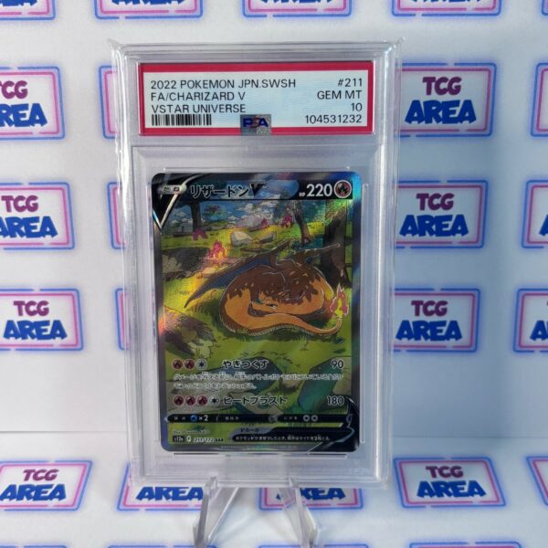 PSA 10 - Charizard VSTAR #212 & Charizard V #211 - Opeenvolgende nummers - VSTAR UNIVERSE s12a - Japans - Afbeelding 3