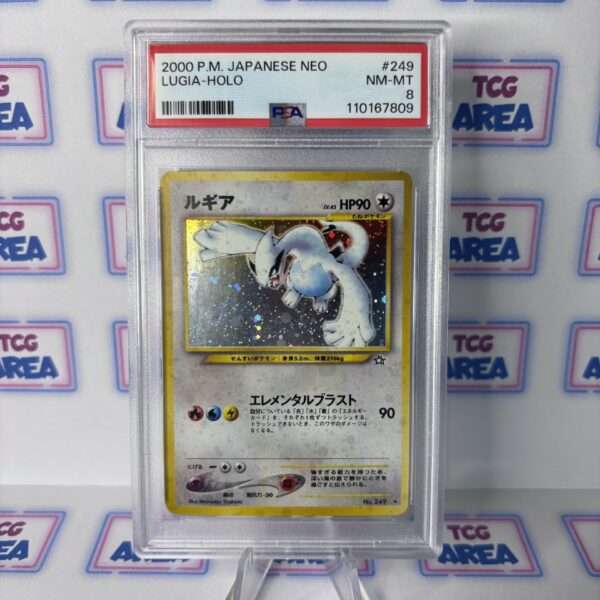 PSA 8 - Lugia Holo #249 - Neo Genesis Japonais (2000) – Image 3