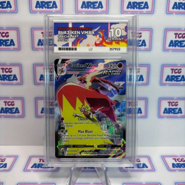 ACE 10 - Blaziken Vmax TG15/TG30 Special Art - 2022 Silver Tempest