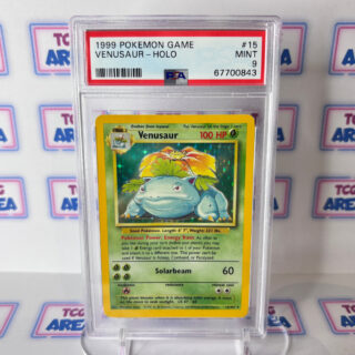 PSA 9 Florizarre Holo 15/102 Set de base Anglais - Wizards of The Coast