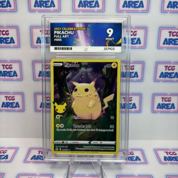 ACE 9 Mint - Pikachu 005/025 Full Art Celebrations 25th Anniversary