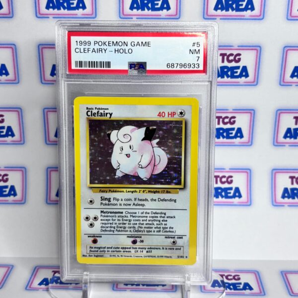 PSA 7 Clefairy Holo 5/102 Base Set - Wizards of The Coast