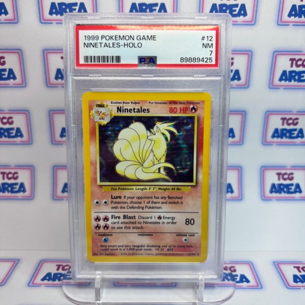 PSA 7 Ninetales Holo 12/102 Base Set - Wizards of The Coast