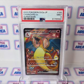 PSA 10 Charizard EX Super Rare 185/165 - Pokemon 151 SV2a - Japans
