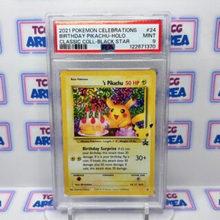 PSA 9 Birthday Pikachu - Pokemon Celebrations Classic Collection