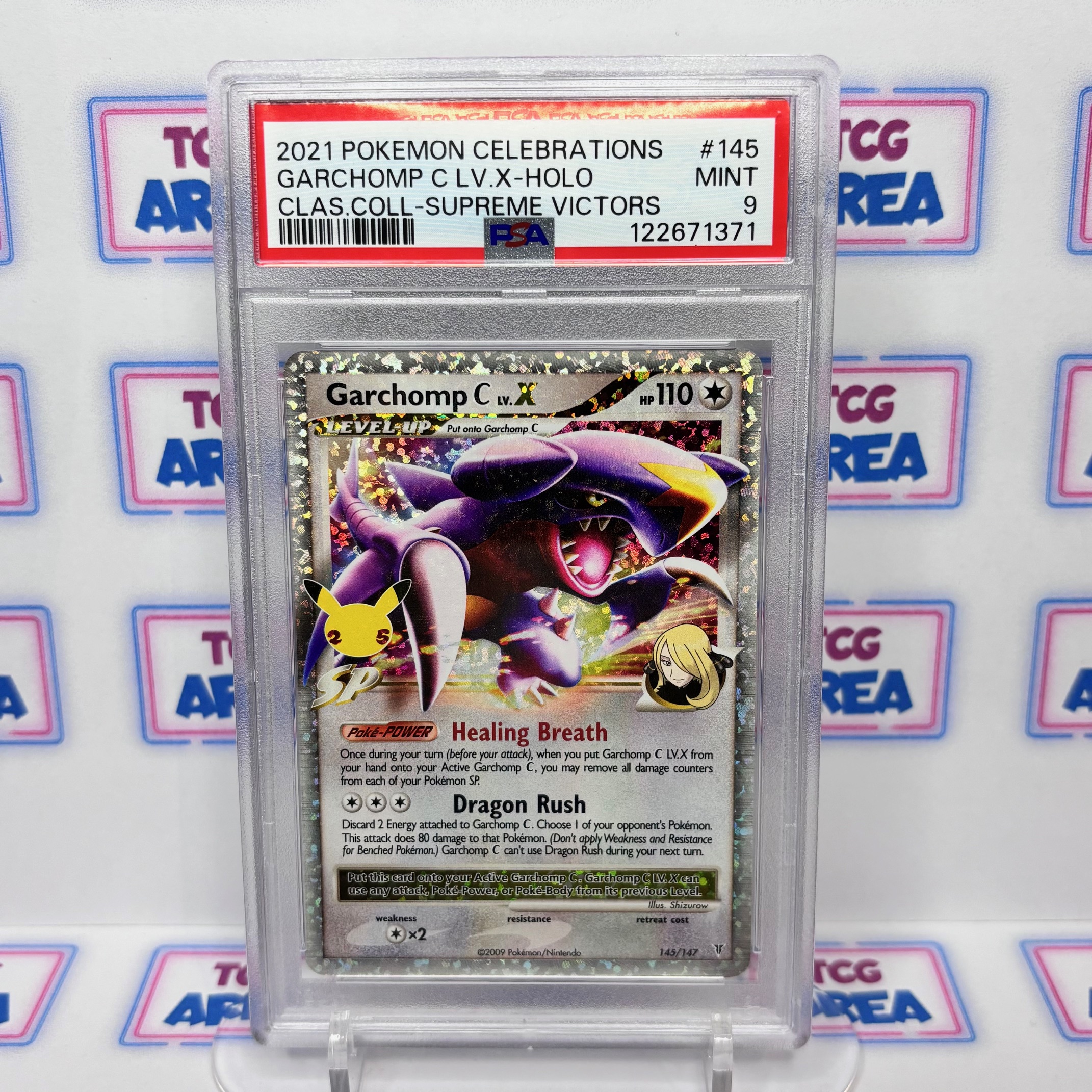 PSA 9 Garchomp C LV.X 145/147 Classic Collection - Supreme Victors