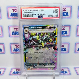 PSA 9 Umbreon EX 060/131 Pokémon Prismatic Evolutions Surprise Box Exclusive