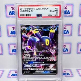 PSA 10 Umbreon GX #80 Holo Ultra Rare - Pokemon Sun & Moon