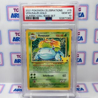 PSA 10 Venusaur 15/102 Holo Celebrations Classic Collection - 25th Anniversary