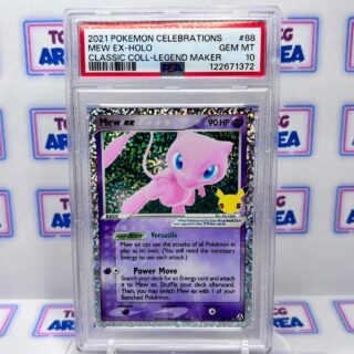 PSA 10 Mew EX 88/92 Holo Celebrations Classic Collection - Legend Maker