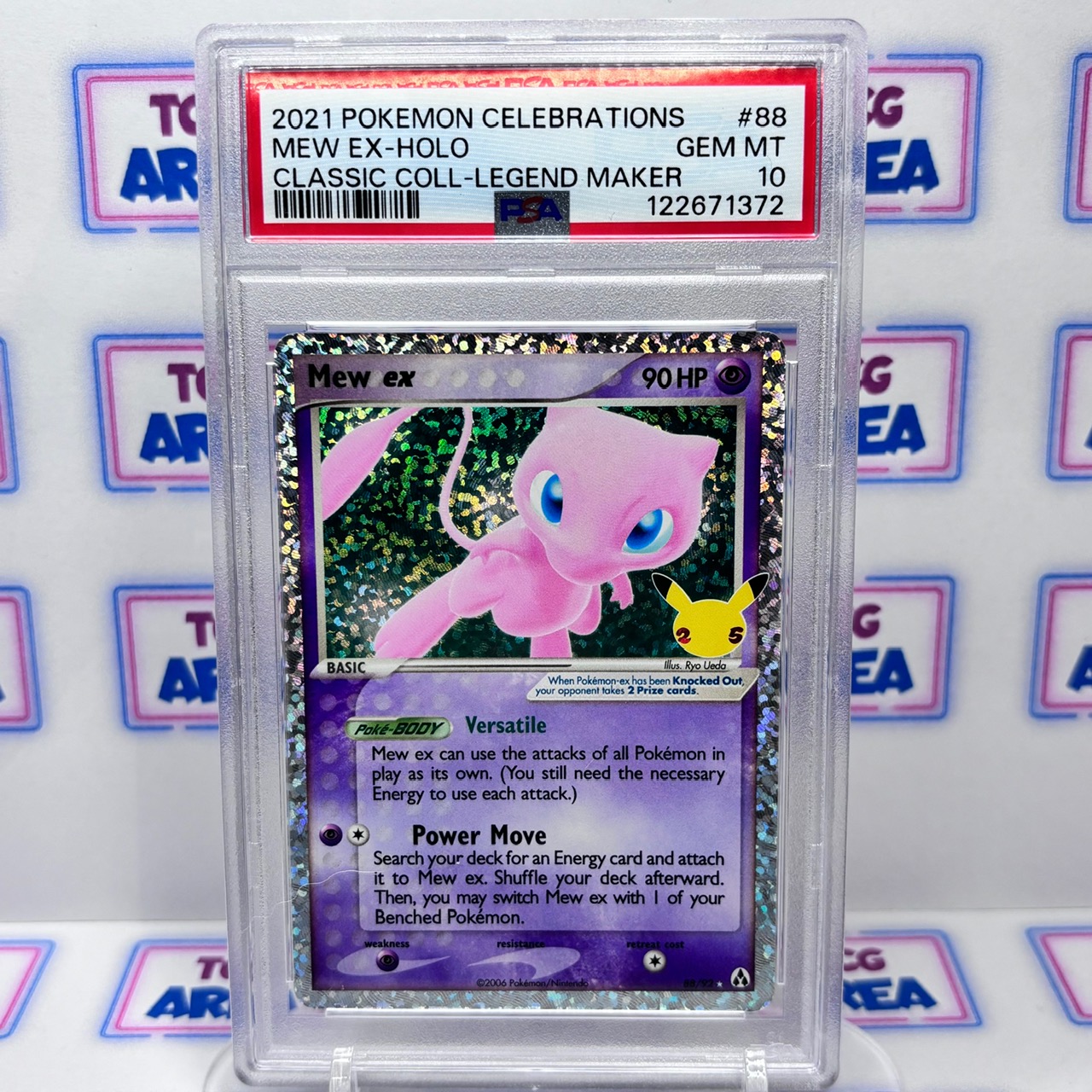 PSA 10 Mew EX 88/92 Holo Celebrations Classic Collection - Legend Maker