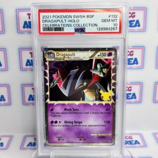 PSA 10 Dragapult Prime SWSH132 - Celebrations 25th Anniversary Promo