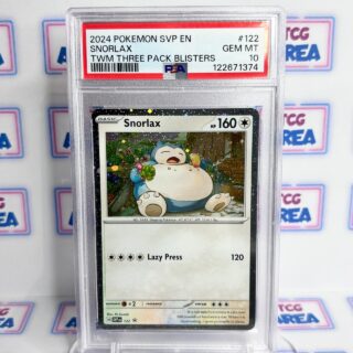 PSA 10 Snorlax Holo #122 SVP EN - Twilight Masquerade Blister Promo