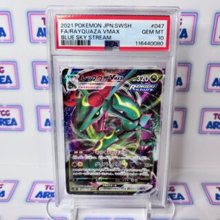 PSA 10 Rayquaza VMAX #047 FA - Pokémon Blue Sky Stream s7R - Japans