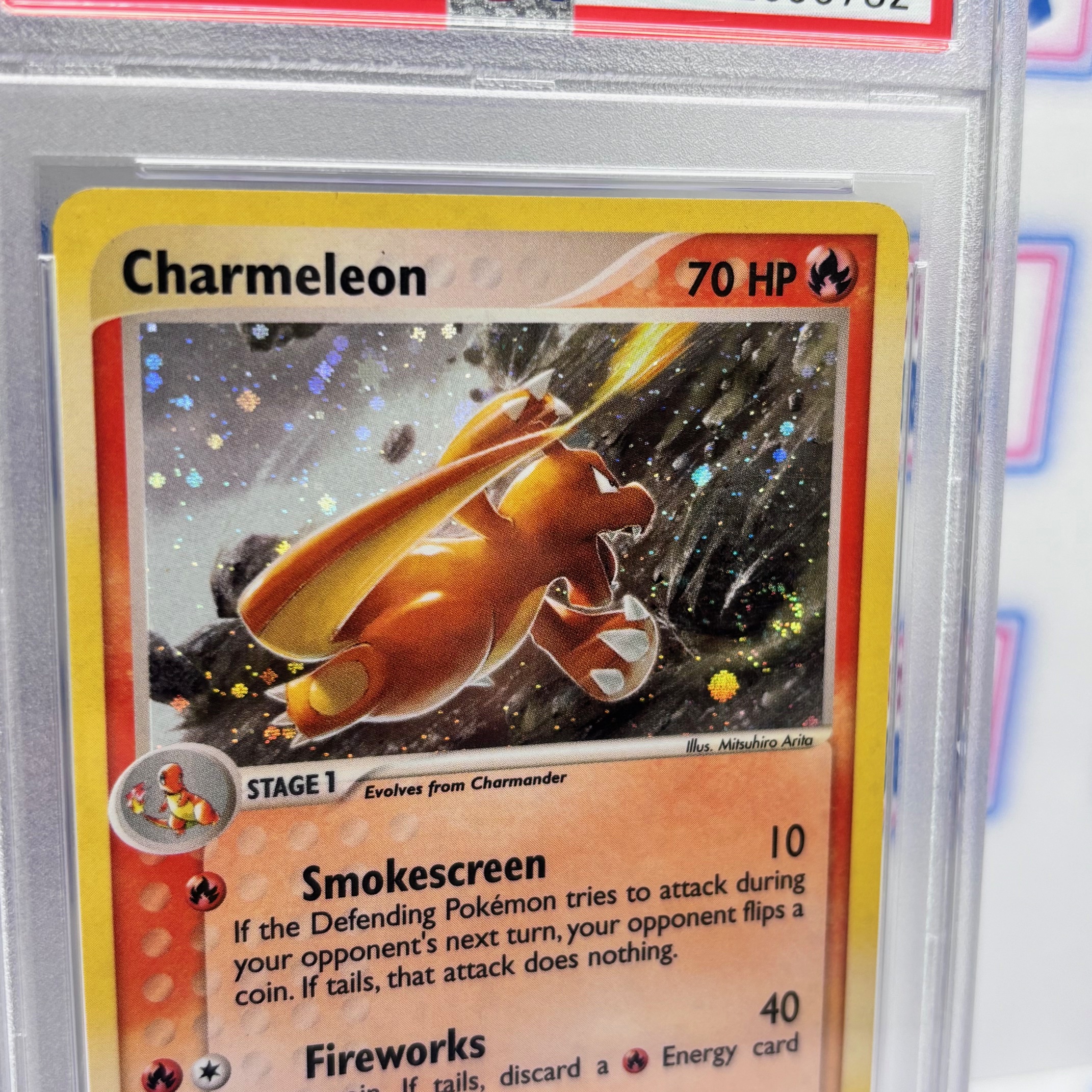 PSA 7 Reptincel 99/97 Holo Pokémon EX Dragon Anglais - Holo Swirl – Image 2