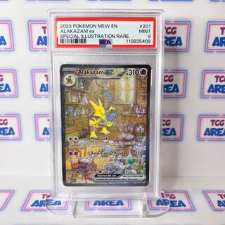 PSA 9 Alakazam EX #201 Pokémon 151 - Special Illustration Rare
