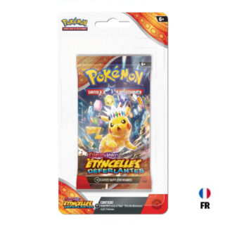 Booster Blister Plastique Étincelles Déferlantes - Pokémon EV08