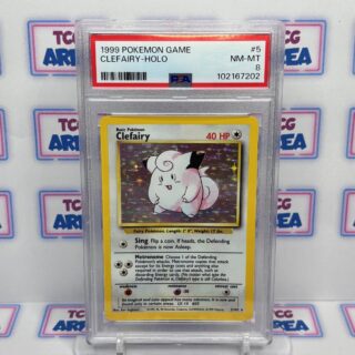 PSA 8 Clefairy Holo 5/102 Base Set - Wizards of The Coast
