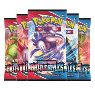 5 x Booster Packs Pokémon Battle Styles (Anglais)
