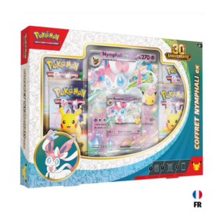 Coffret Nymphali EX 30ème Anniversaire - 4 x Boosters Pokémon 30 ans