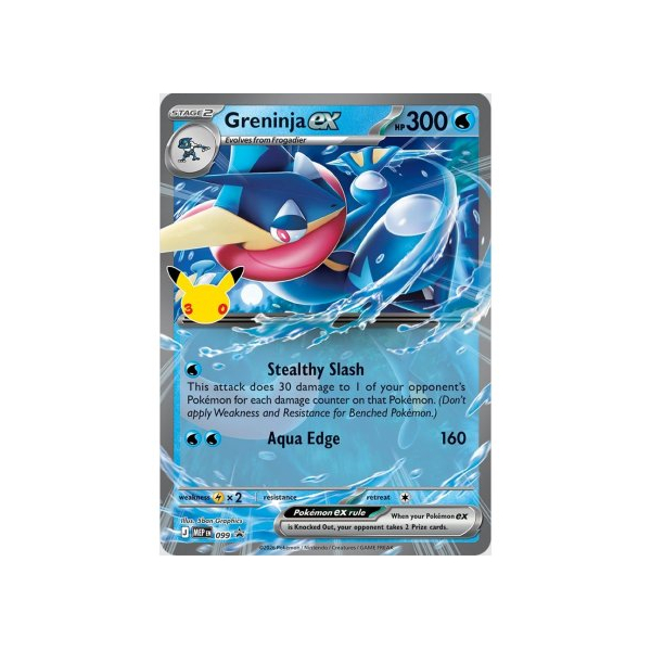 Pokémon 30th Celebration Greninja EX Tin - Afbeelding 4