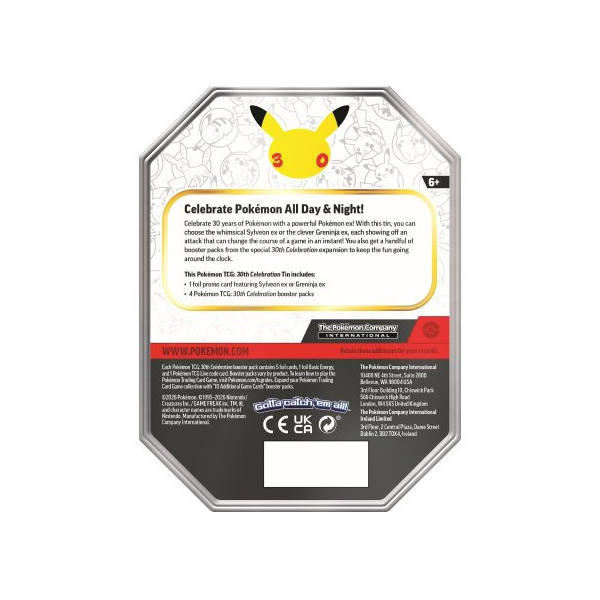 Pokémon 30th Celebration Greninja EX Tin - Afbeelding 2