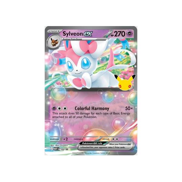 Pokémon 30th Celebration Sylveon EX Tin - Afbeelding 4