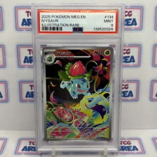 PSA 9 Ivysaur 134/132 Mega Evolution Illustration Rare